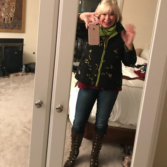 ♦️Reversible Asian print on Black or Lime Green. - Picture 6 of 7